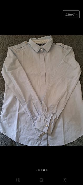 Piękna koszula damska z pagonami Massimo Dutti