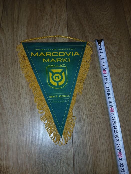 Proporczyk Marcovia Marki - stulecie klubu - kibic