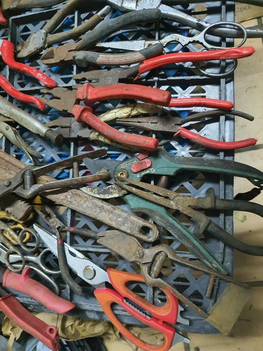 Ferramentas antigas de trabalho