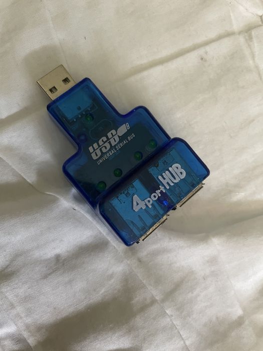 Hub usb 4x 4 x rozdzielacz portu usb kabli