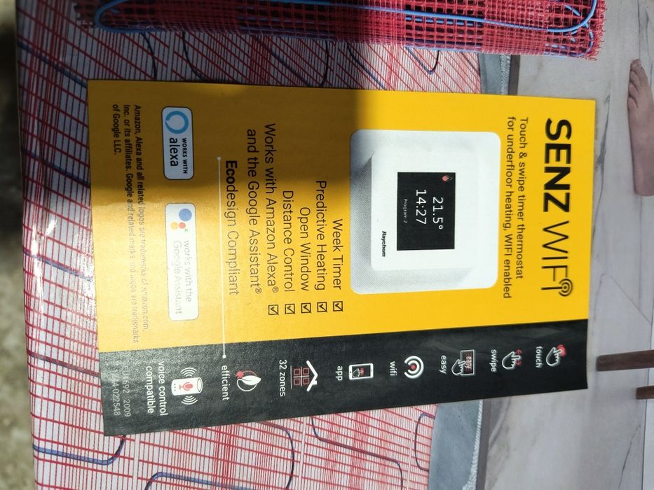 Mata grzewcza Raychem plus sterownik wifi