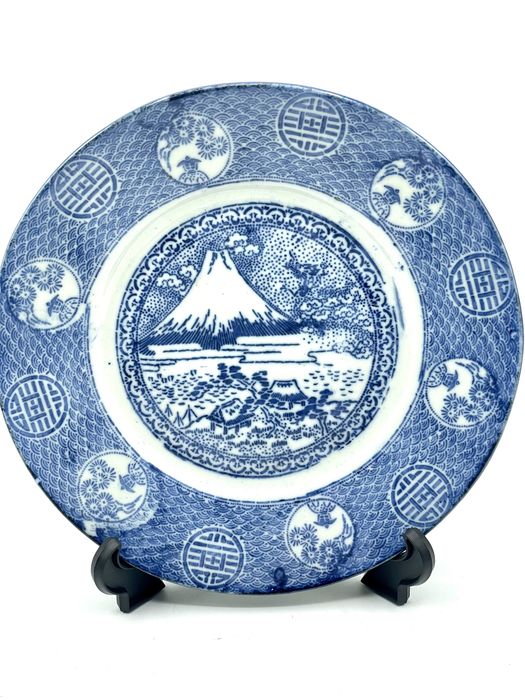 Prato chinês/ japonês seculo 19 companhia das indias