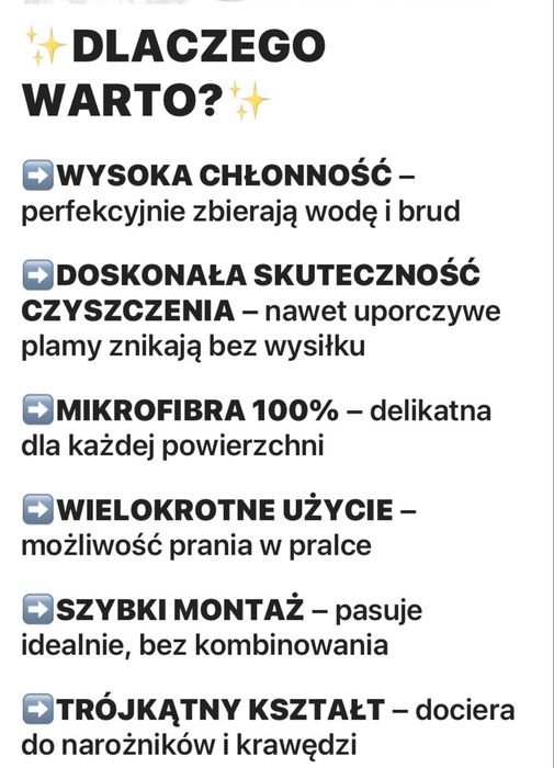 Nakladki do mopa parowego Vileda Steam Plus 5 sztuk