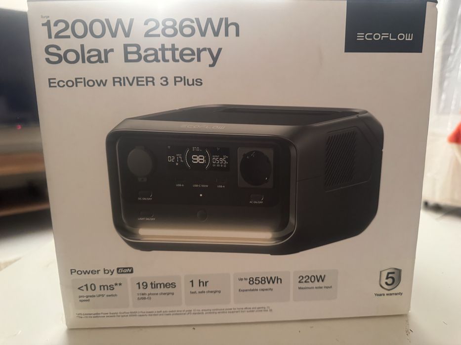 EcoFlow River 3 plus (600Вт)В НАЯВНОСТІ