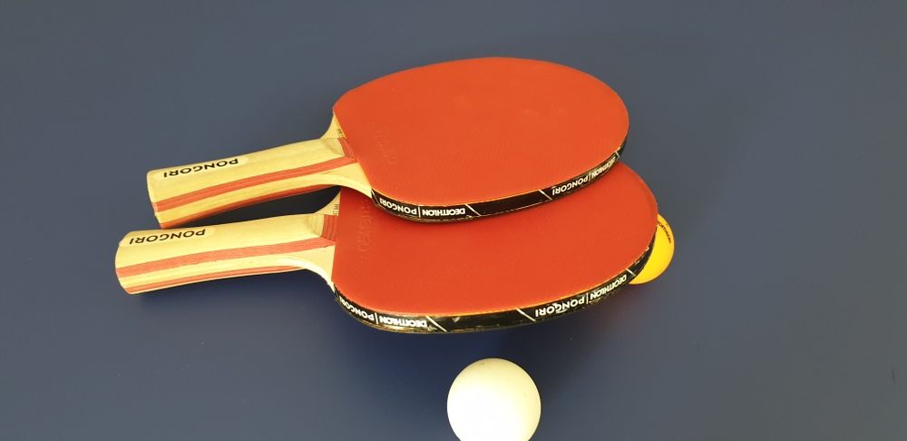 Raquetes de Ténis de mesa como novas, Ping-pong, oferta 2 bolas