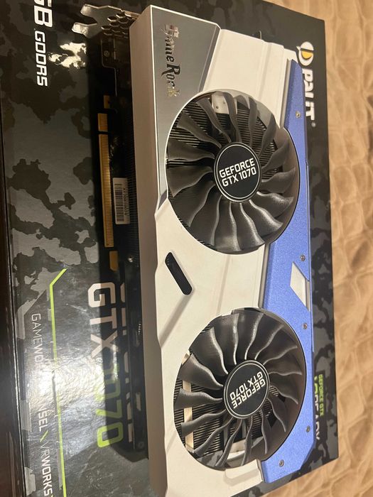 Відеокарта Geforce GTX 1070 (8GB) Palit Game Rock ідеал