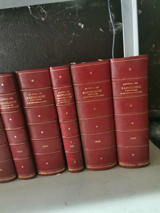 Colecção de livros de radiologia   escritos em francês