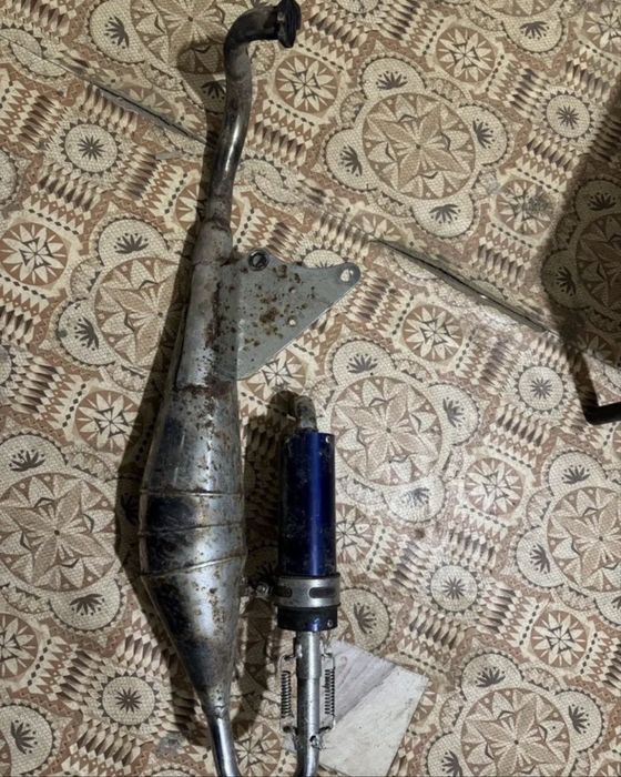 Глушитель на yamaha jog