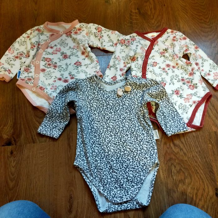 Body niemowlęce 3 szt. r.68