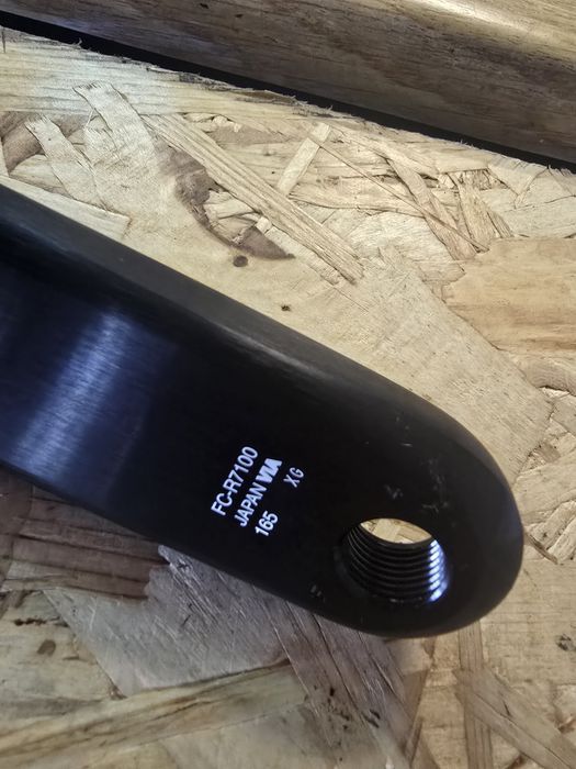 Pedaleiro shimano 105 novo 165mm
