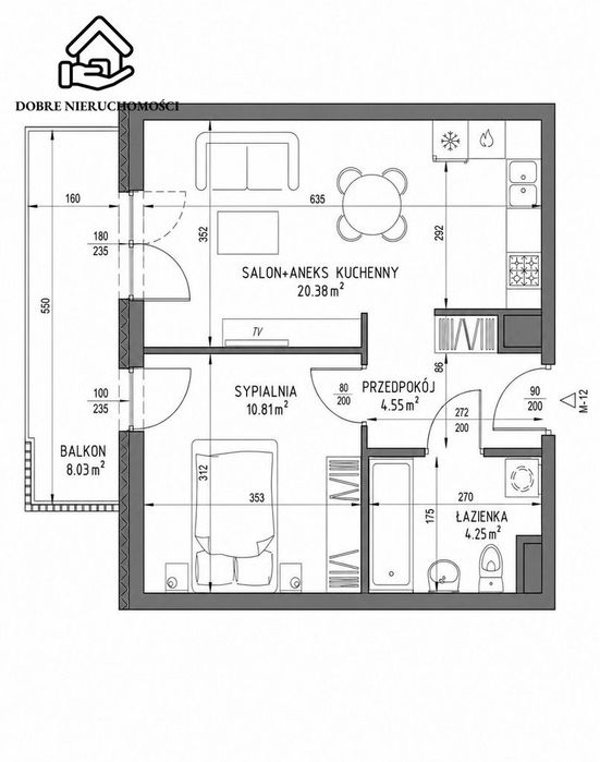 Mieszkanie 40 m² - 2 pokoje - BEZ PCC!!! - WROTKÓW – pohled 2