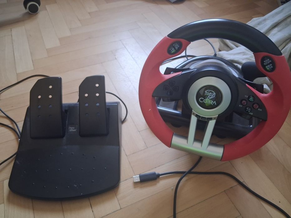 Kierownica firmy Cobra do konsoli ps4 ps3 x-box one oraz pc