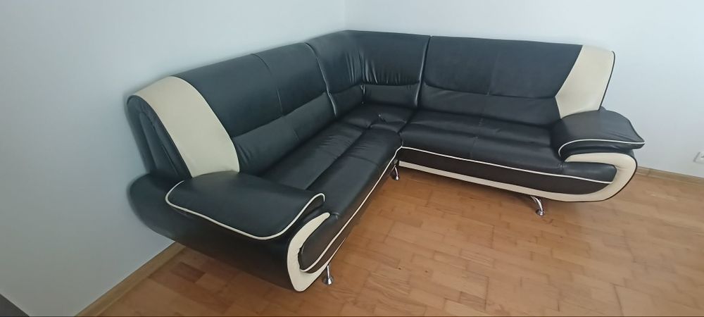Sofa narożna skórzana