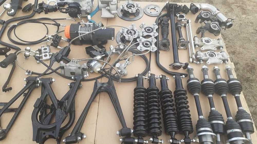 Запчастини для квадроциклів Can-Am Polaris Yamaha Honda нові б/в шрот