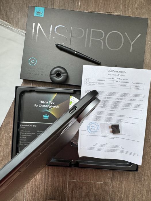 Графічний планшет Huion Inspiroy Dial Q620M бездротовий