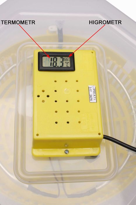 Inkubator CLEO 5DTH klujnik wylęgarka półautomat 60 jaj LCD gwarancja