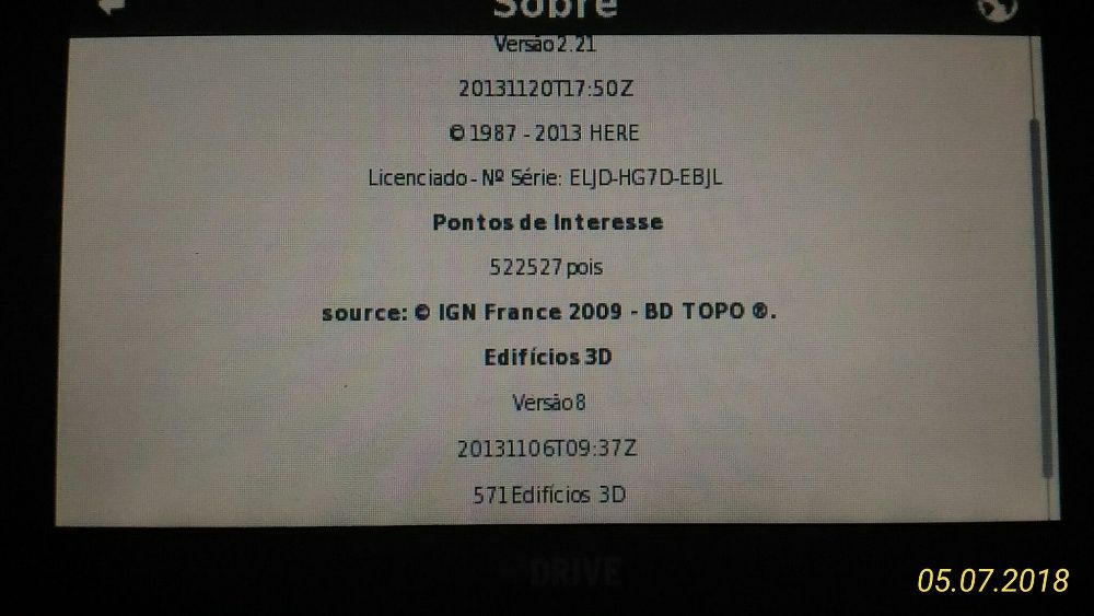 GPS Ndrive touch XXL SE