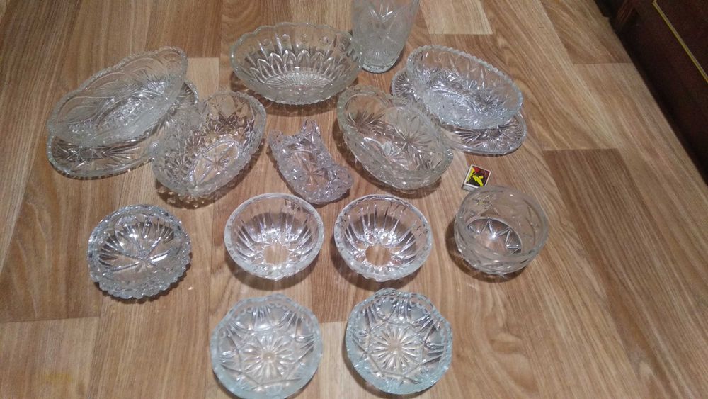 Хрустальные салатницы СССР, ваза