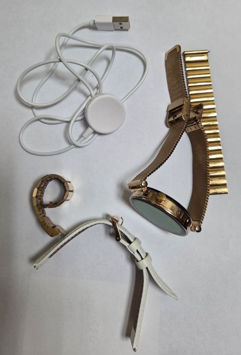 Smartwatch Garett Rose różowe złoto stalowy