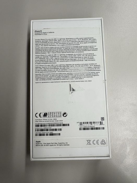 Iphone 13 cor de rosa