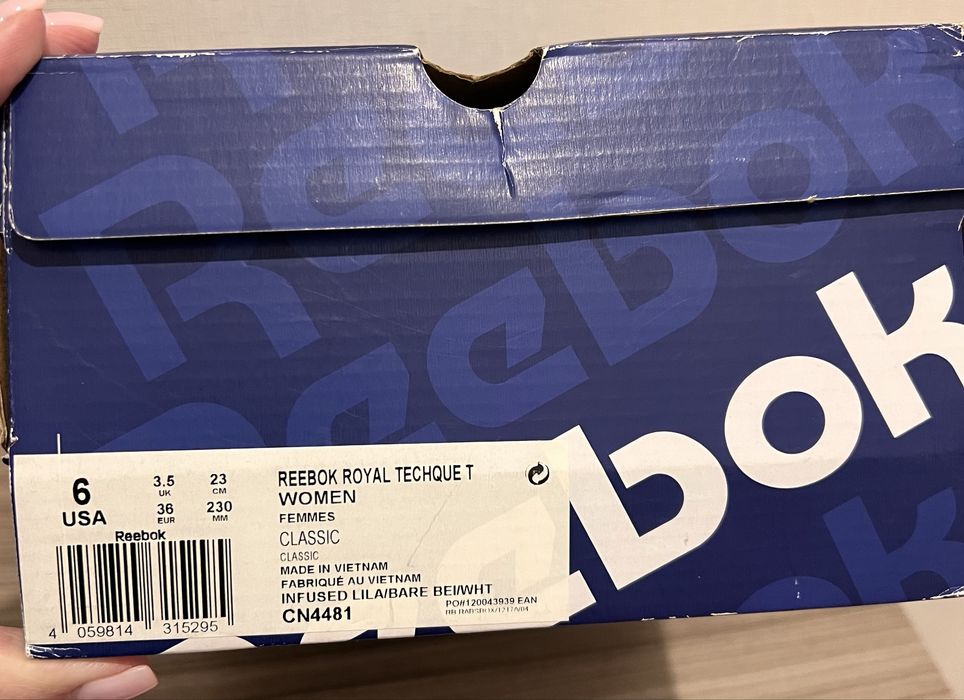 Кроссовки Reebok, натуральна замша (оригинал), 36 р.