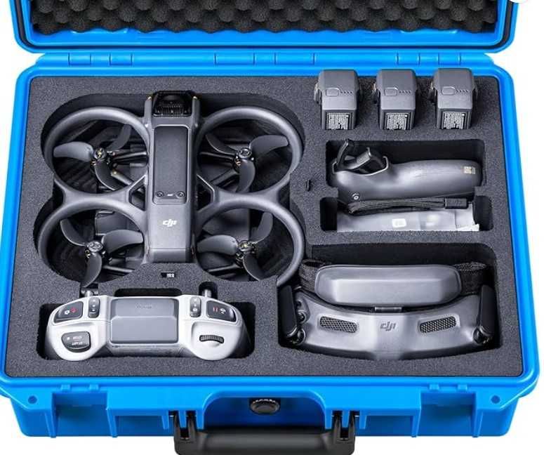 Drone - DJI Pack Avata 2 Voa Mais (3 baterias), drone FPV com câmara 4K + Maleta Rígida à Prova de Água  (Novo - Caixa Selada)