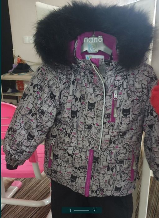 Зимовий костюм для дівчинки