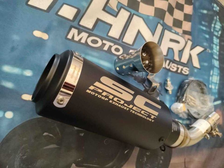 sc project gp - escape  ponteiras para moto- varios modelos e cores