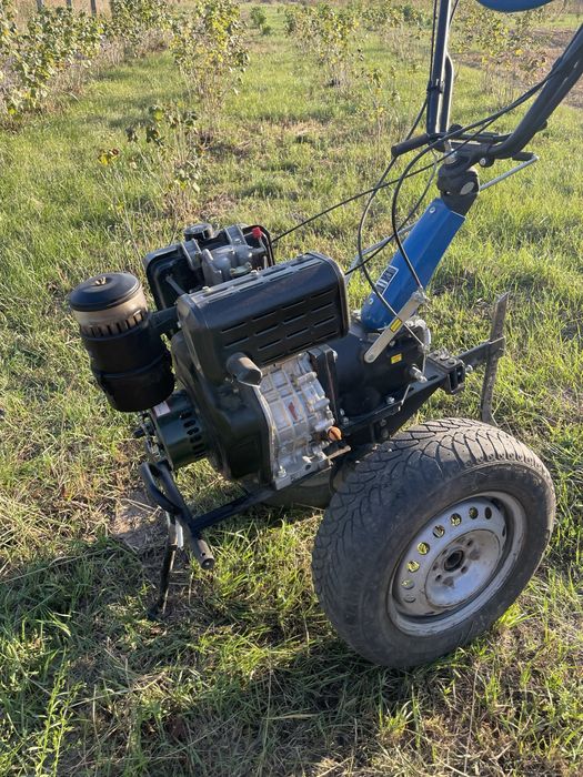 Мотоблок ДТЗ 510ДН. Пружинний стартер.