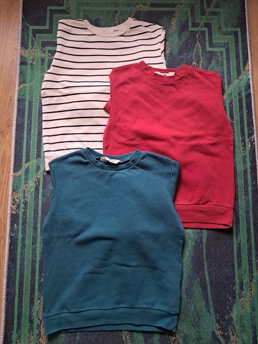 3 pak bluz H&M r. 134/140