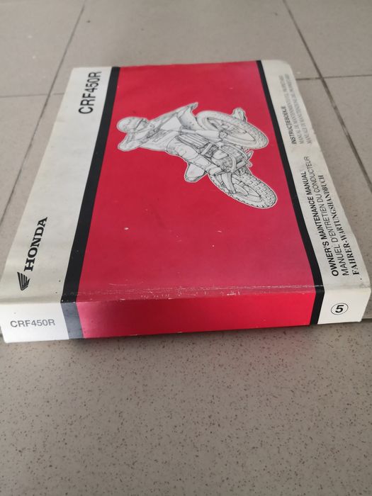 Manual Honda crf 450r