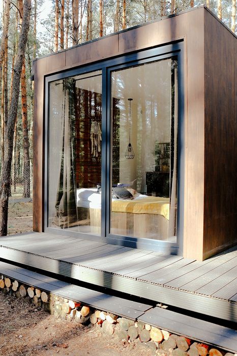 Domek do wynajęcia, SAUNA, dom w lesie, blisko Warszawy, Suntago