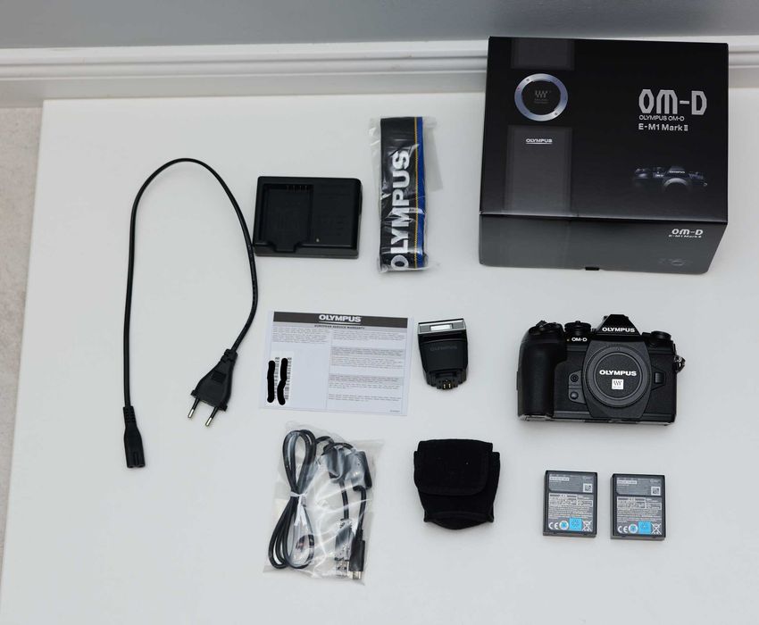 Olympus EM1 Mark II w stanie idealnym 2x  oryginalny akumulator