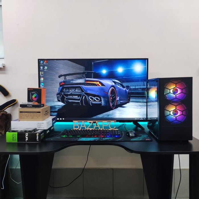 Компютер Новый Ryzen 5 5500, 16GB DDR4, RTX 5060 GDDR7, SSD 512GB NVMe