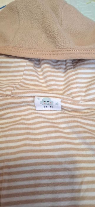 Махрова тепла кофта, куртка ріст 80