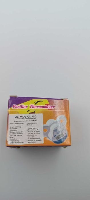 Mobiclinic Cyfrowy termometr smoczkowy dla niemowląt Smoczek