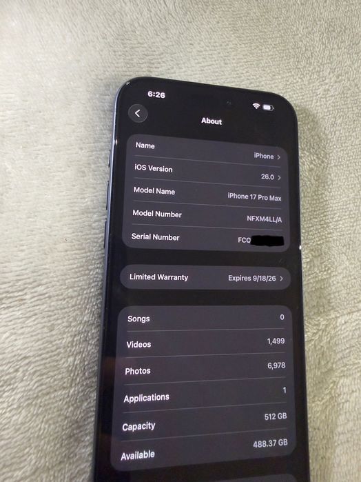 iPhone 17 Pro Max deep blue US version unlocked