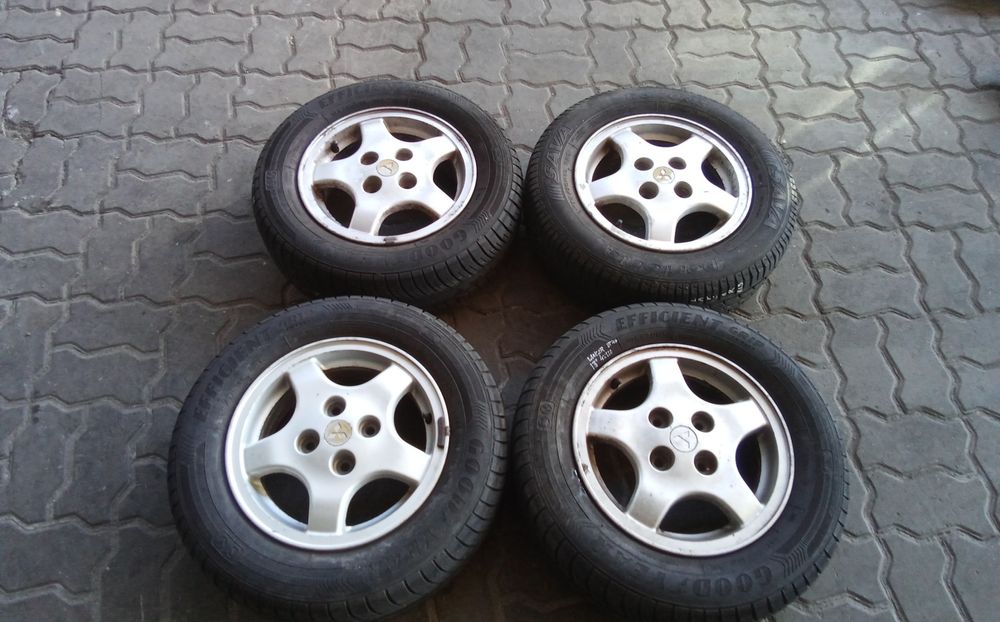 JANTES MITSUBISHI R13 COM PNEUS 175/50 FURAÇÃO 4X100