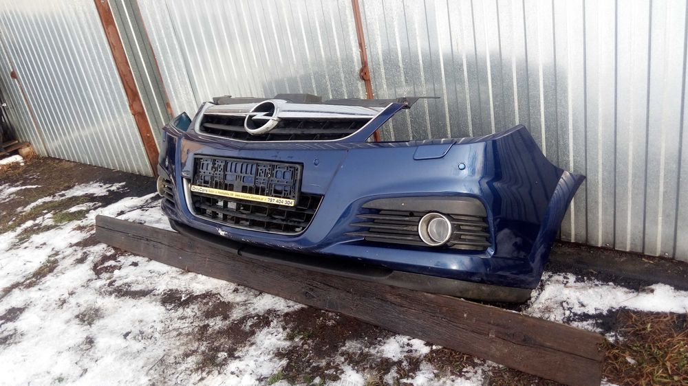 Opel Vectra C LIFT Zderzak Przód z grillem czujniki PDC spryski Z21B