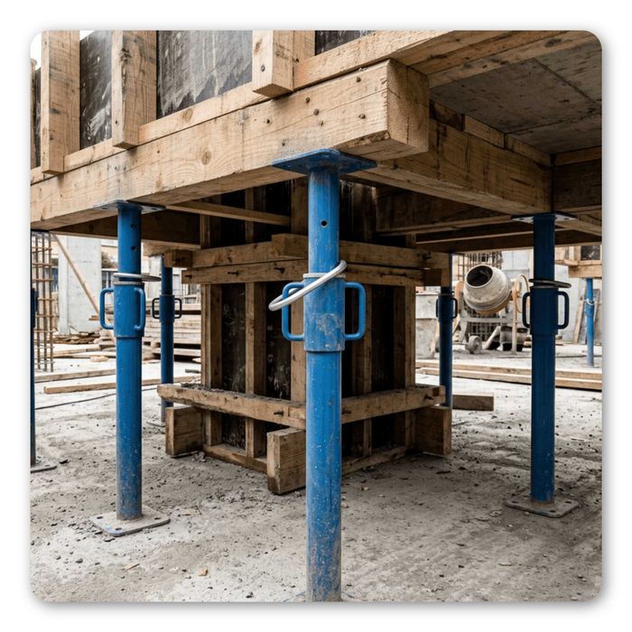Stemple budowlane metalowe stalowe regulowane 50-320cm 1600kg Nowe