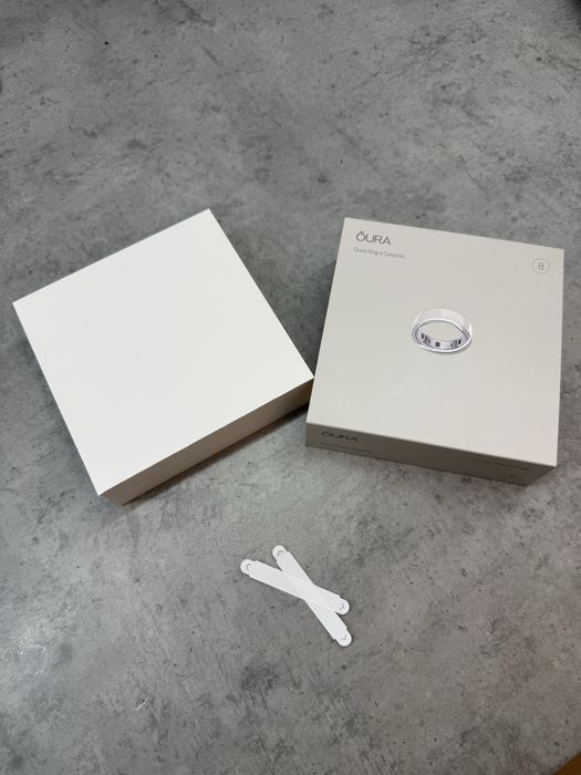 Кільце Oura Ring 4 Ceramic (cloud)