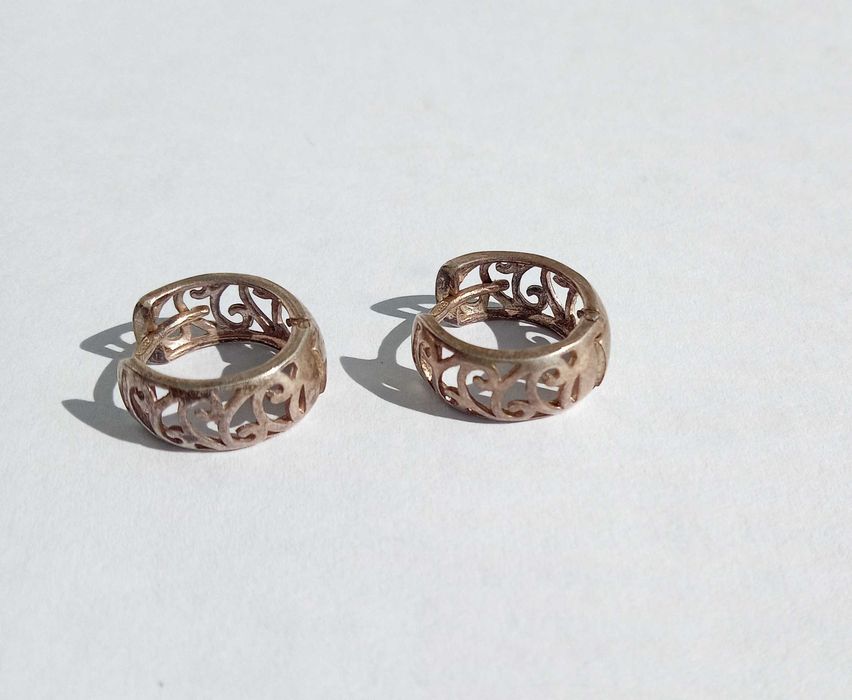 Вінтажні срібні сережки. Срібло 925 проби
