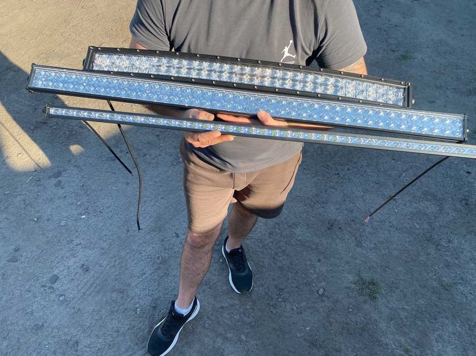 Лед Балка Світлодіодна люстра дальнє світло джип нива авто фара свет