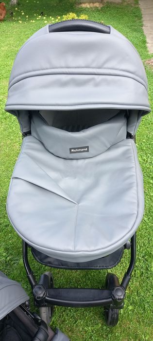 Коляска 2в1 Richmond Crystal Темно-сірий