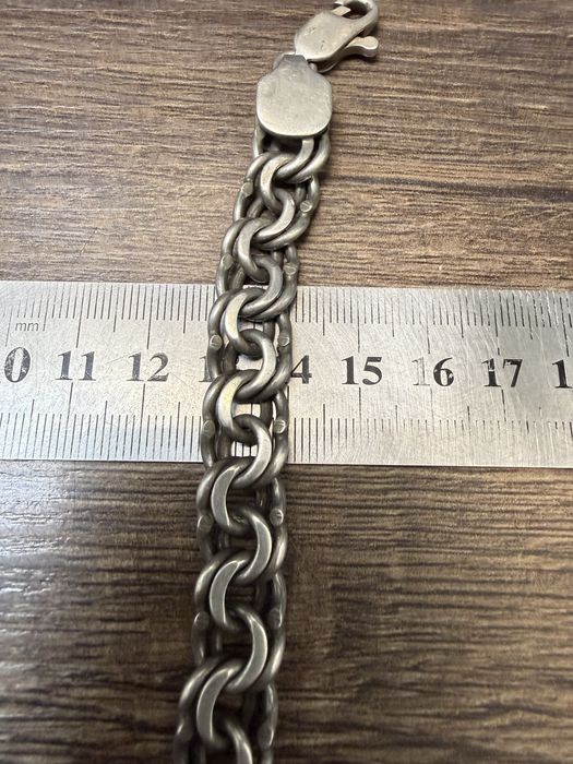 Серебрянная цепь бисмарк 145,8 грамма