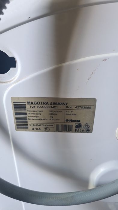 Стиральная машина Hansa Magotra