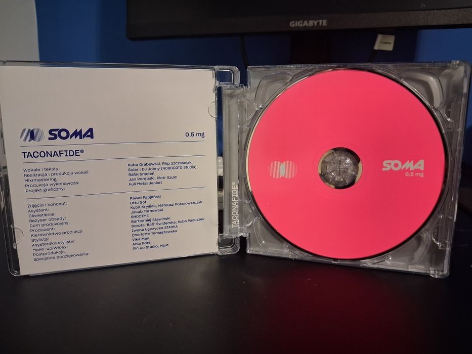Płyta CD "Soma 0,5mg" duetu TACONAFIDE