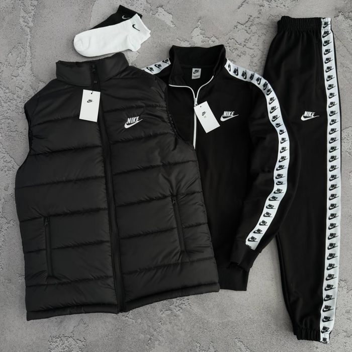 Мужской спортивный костюм найк набор Nike [3в1] [S,M,L,XL,XXL]