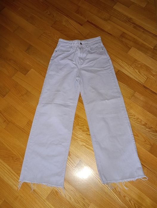 Світло-фіолетові (блідо-бузкові) джинси, прямі, жіночі, Denim Woman