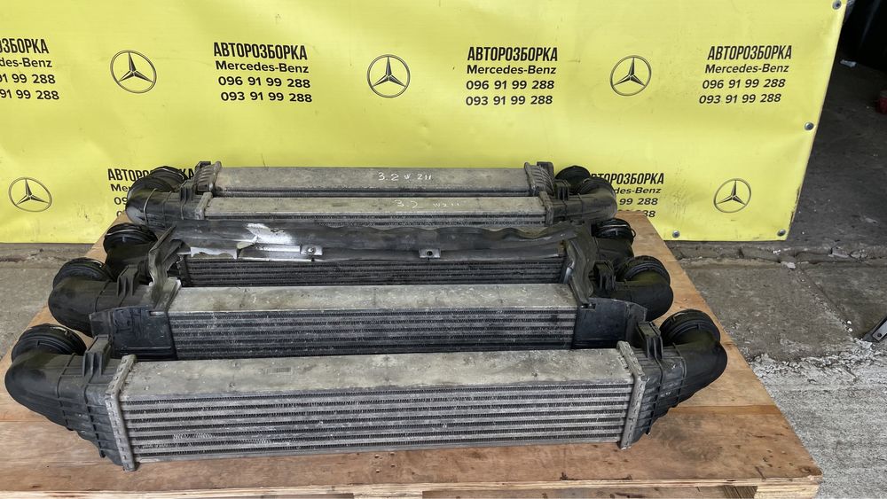 Радіатор інтеркулера турби турбіни 2.2 2.7 3.0 3.2 cdi w211,w203,w164